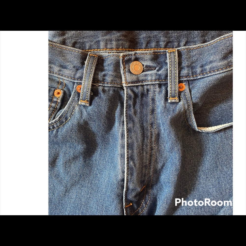Levi’s jeans. Excellent condition. No stains, no frayed seems, no rips or holes